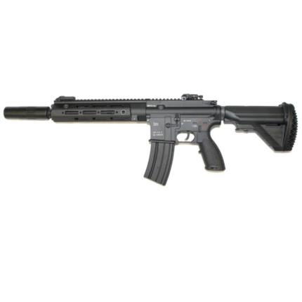 Airsoftová zbraň HK416 RAHG 10.39" s tlumičem - černá