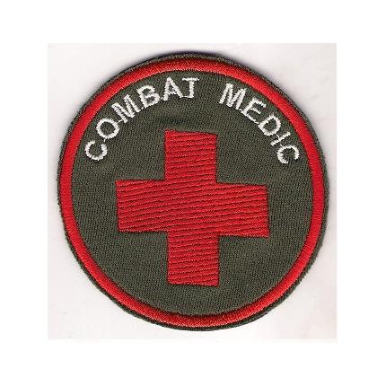 Velcro výšivka Combat Medic - barevná