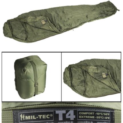 Spací pytel Tactical Thermolite® T4 - zelený