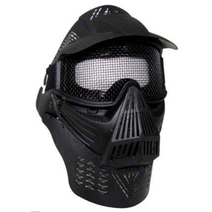Ochranná obličejová maska, airsoft, černá [MFH]