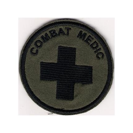 Velcro výšivka Combat Medic - bojová