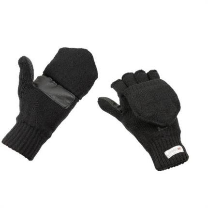 Bezprsté pletené rukavice Thinsulate - černé [MFH]