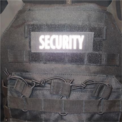 Hrudní nápis "SECURITY" - reflexní, malý