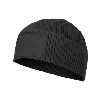 Čepice RANGE Beanie Cap® - Grid Fleece - černá / black